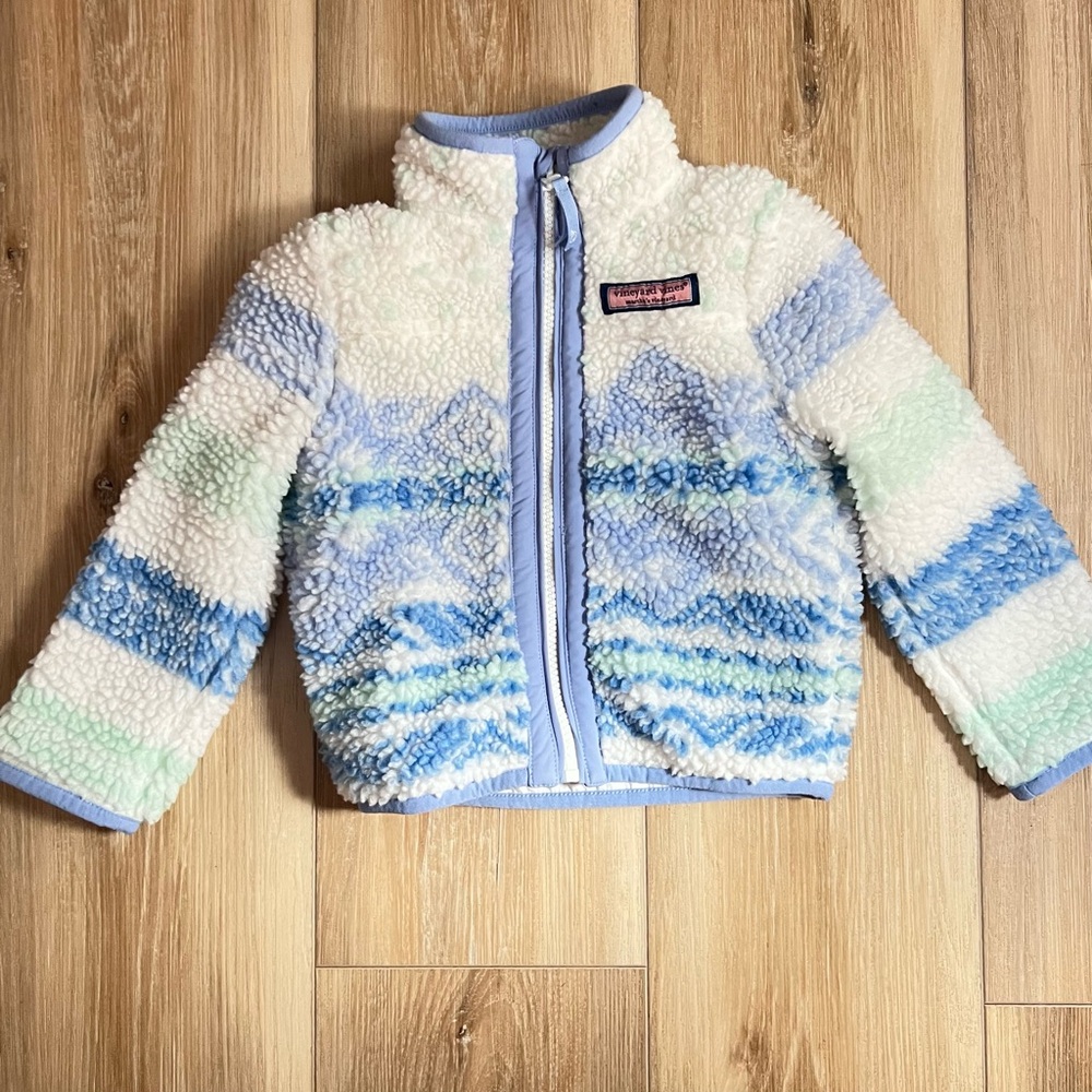 Vineyard Vines Toddler Sherpa Fleece Jacket 2T – Like New